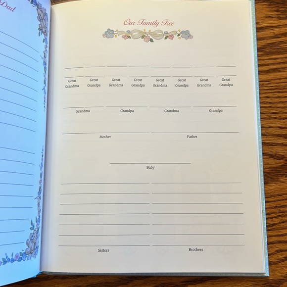 Vintage 90s New Baby Record Book by Ruth Morehead - Unisex - Picture 7 of 16